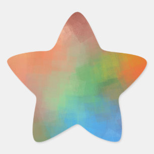 Adesito Estrela Modelo Elegante Moderno Branco de Arte Abstrata