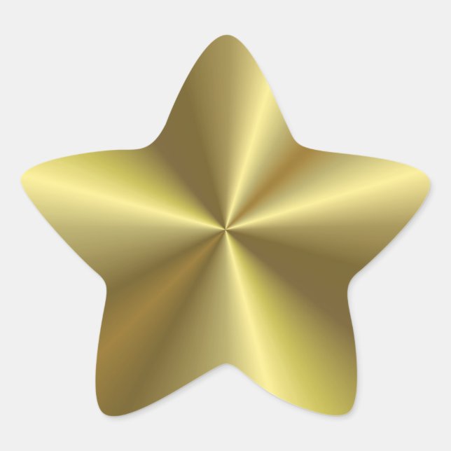 Adesito Estrela Moderno Visual Metálico Dourado Falso Elegante Bra (Frente)