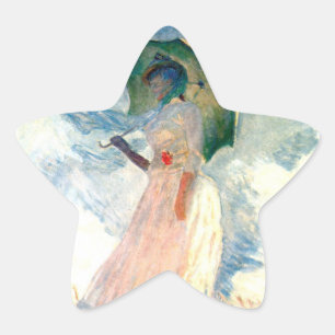 Adesito Estrela Monet Woman com Parasol à esquerda