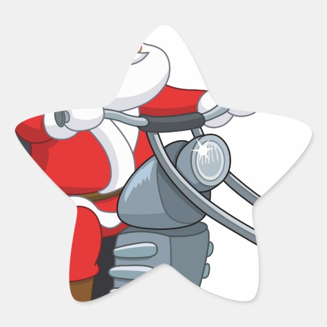 Adesito Estrela motociclista santa claus (Frente)