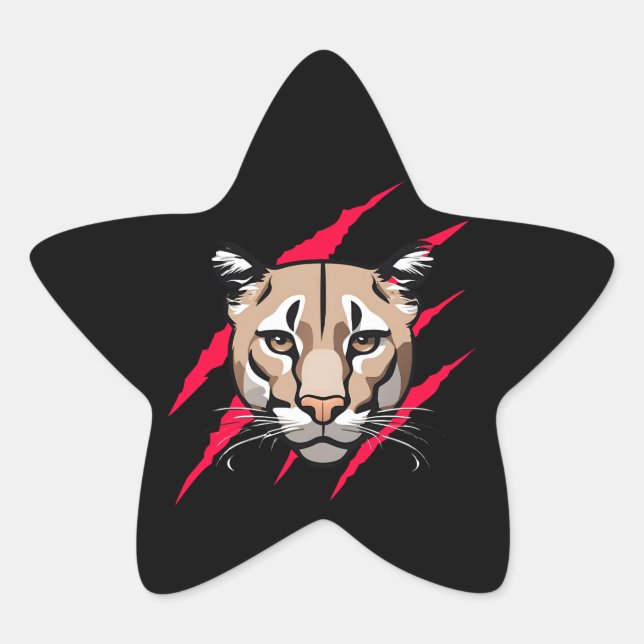 Adesito Estrela My Cougar sticker (Frente)