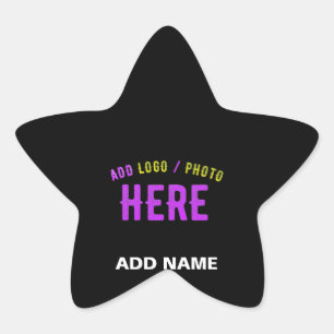 ADESITO ESTRELA NA MODA MODERNO PERSONALIZÁVEL NEGRO VERIFICADO CO