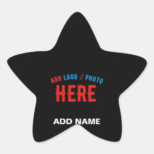 ADESITO ESTRELA NA MODA MODERNO PERSONALIZÁVEL NEGRO VERIFICADO CO
