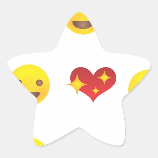 Adesito Estrela Namorados Emojis (Frente)