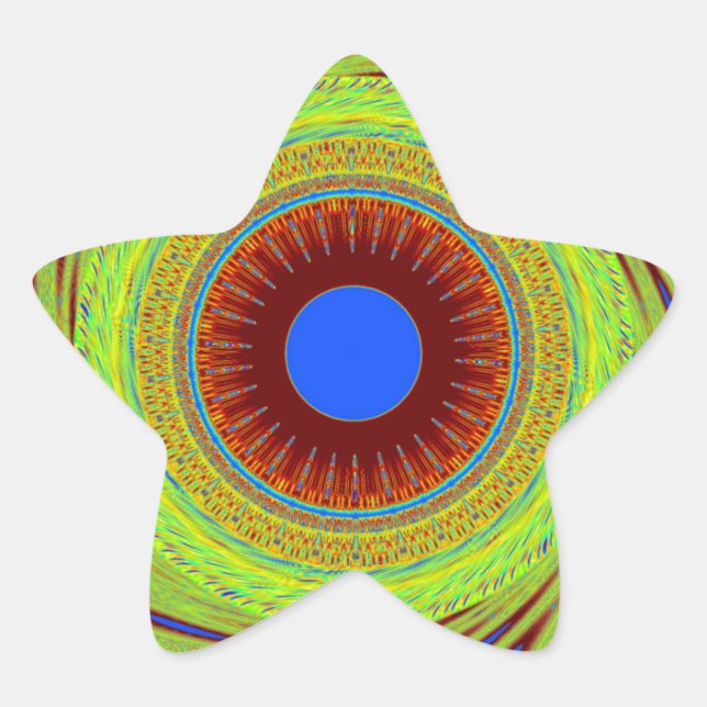 Adesito Estrela Não se preocupe seja Impressão de arte feliz (Frente)