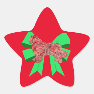 Adesito Estrela Natal do Arco Verde do Cachorro da Terra Nova