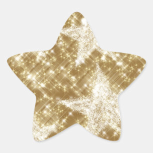 Adesito Estrela Natal do Ouro Star Sparkles