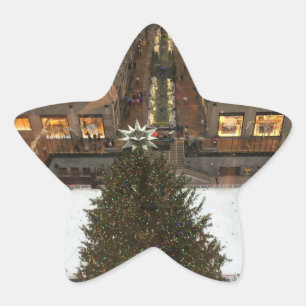 Adesito Estrela Natal em NYC Rockefeller Center Tree Stickers