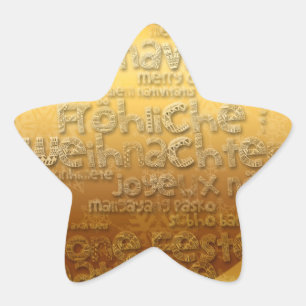 Adesito Estrela Natal internacional Weihnachten Navidad -