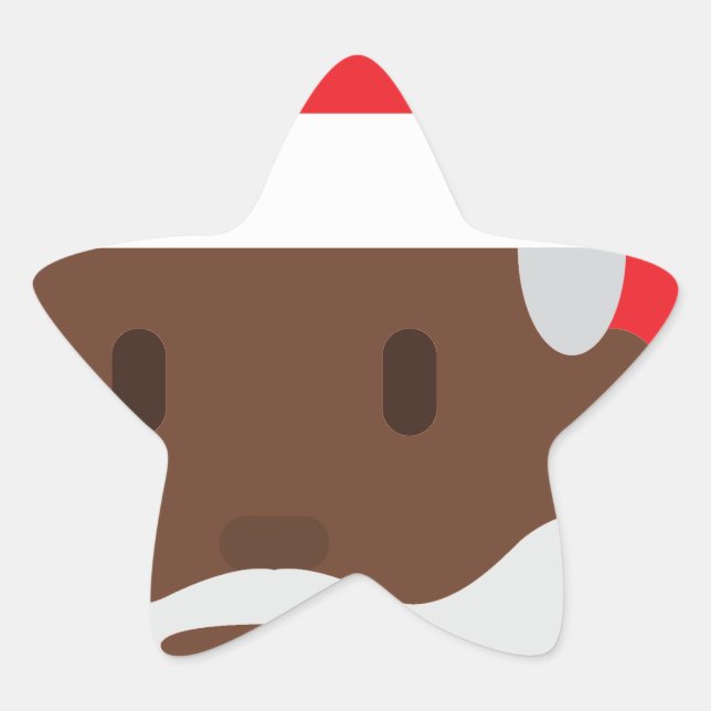 Adesito Estrela negro santa claus emoji (Frente)