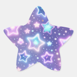 Adesito Estrela Neon Dreamy Stars Stickers