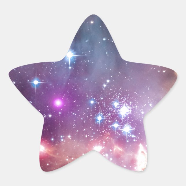 Adesito Estrela NGC 602: Cluster estelar, Nuvem Magelânica Pequena (Frente)