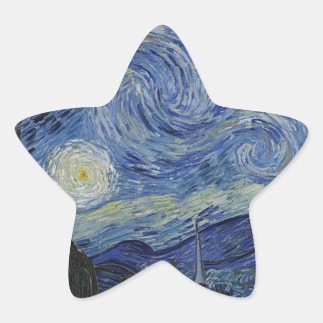 Adesito Estrela Noite Estrelada de Van Gogh (Frente)