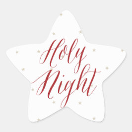Adesito Estrela Noite Silenciosa Tudo é Natal Calmo