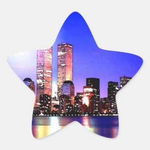 Adesito Estrela Nova Iorque no Night Star Sticker
