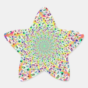 Adesito Estrela O arco-íris psicadélico Eyes a mandala