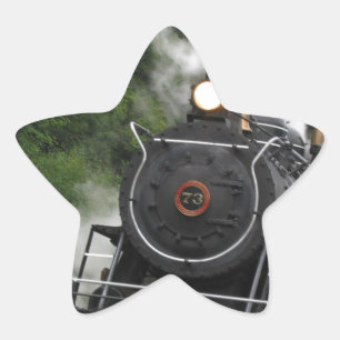 Adesito Estrela o motor da estação de comboio do trilho do vapor