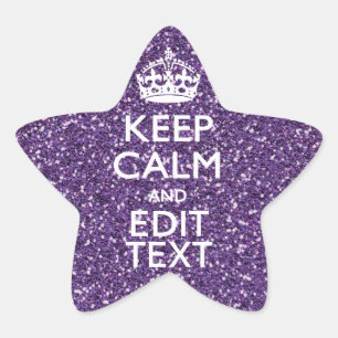 Adesito Estrela O roxo do encanto mantem a calma personalizada