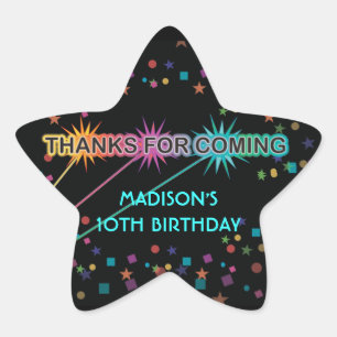 Adesito Estrela Obrigado da estrela da explosão do Tag do laser