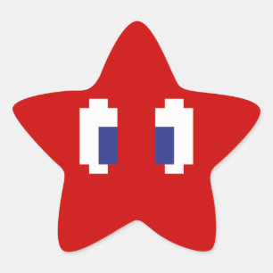 Adesito Estrela Olhos De Manga Pixel De 8 Bits