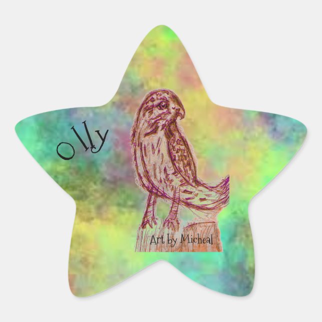 Adesito Estrela Olly Stickers (Frente)