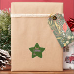 Adesito Estrela Ombré Merry Christmas Star Sticker<br><div class="desc">Um adesivo feliz e que muda de cor de Feliz Natal.</div>