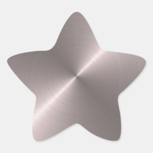 Adesito Estrela Ouro cor-de-rosa