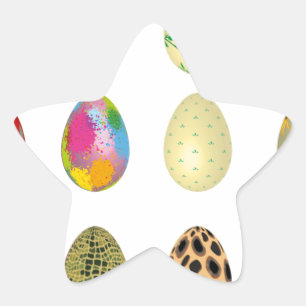 Adesito Estrela ovos coloridos de páscoa
