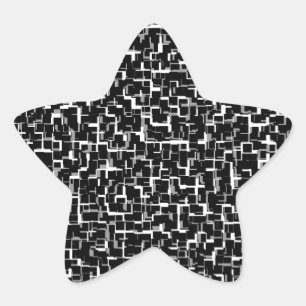 Adesito Estrela Padrão Amarelo Preto da Camo Digital