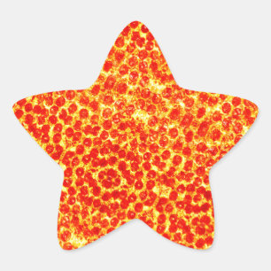 Adesito Estrela Padrão de pizza grande