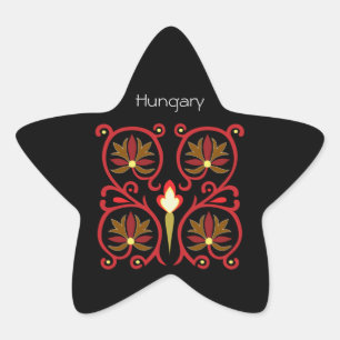 Adesito Estrela Padrão Floral Húngaro Vintage