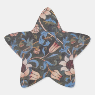 Adesito Estrela Padrão William Morris Evenlode: Vintage Temperamen