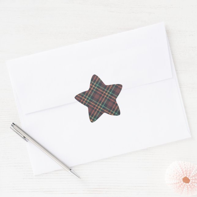 Adesito Estrela Padrão Xadrez Clássico (Envelope)