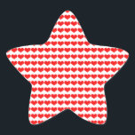 Adesito Estrela Padrões Coração Vermelho Casamentos Dia dos Namora<br><div class="desc">Impressos com desenhos de coração vermelho fofos!</div>
