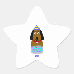 Adesito Estrela Parabéns Pup Star Sticker