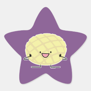 Adesito Estrela Patisserie doce do pão do concha japonês da