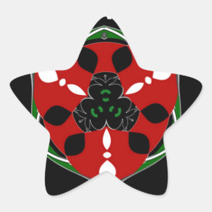 Adesito Estrela "Peace: with Shield Emblem" Art Impressão