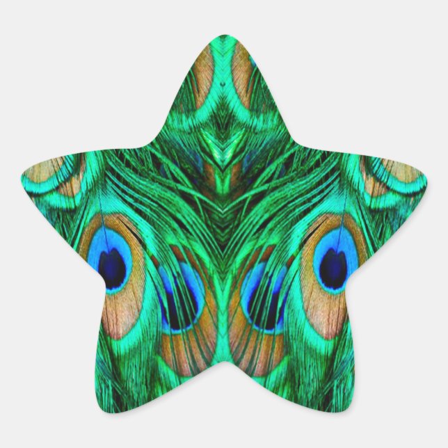 Adesito Estrela Penas de Peacock Gloriosas (Frente)
