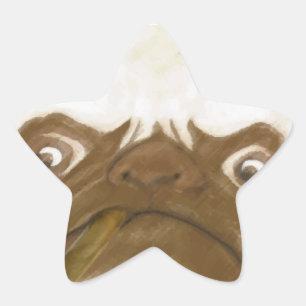 Adesito Estrela Personalizado Grumpy AFICIONADO Puggy Cigar