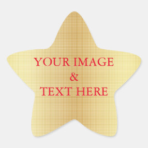 Adesito Estrela Personalizado Personalizado Sua Própria Fotografia