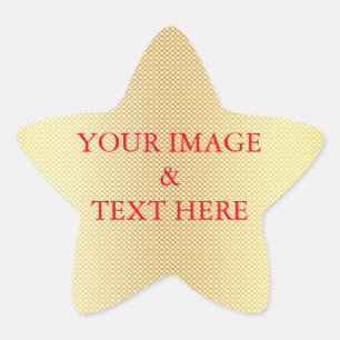 Adesito Estrela Personalizado Personalizado Sua Própria Fotografia