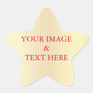 Adesito Estrela Personalizado Personalizado Sua Própria Fotografia