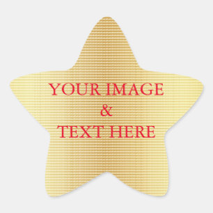Adesito Estrela Personalizado Personalizado Sua Própria Fotografia
