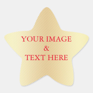 Adesito Estrela Personalizado Personalizado Sua Própria Fotografia
