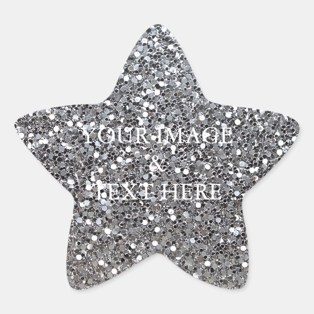 Adesito Estrela Personalizado Personalize Sua Própria Foto & Texto (Frente)