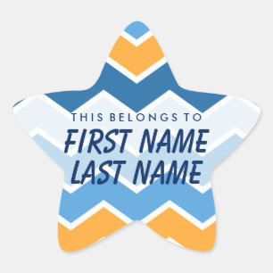 Adesito Estrela Personalizado Pertence Ao Star Sticker