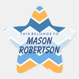 Adesito Estrela Personalizado Pertence Ao Star Sticker