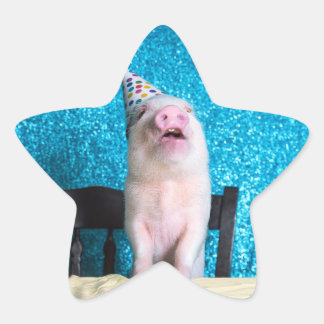 Adesito Estrela Piggy Birthday Stickers!