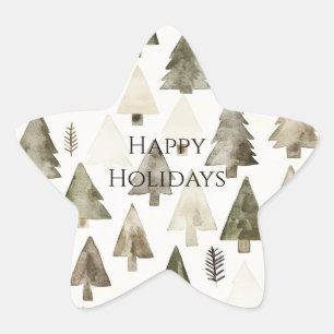 Adesito Estrela Pine Green Cream Árvores de Natal