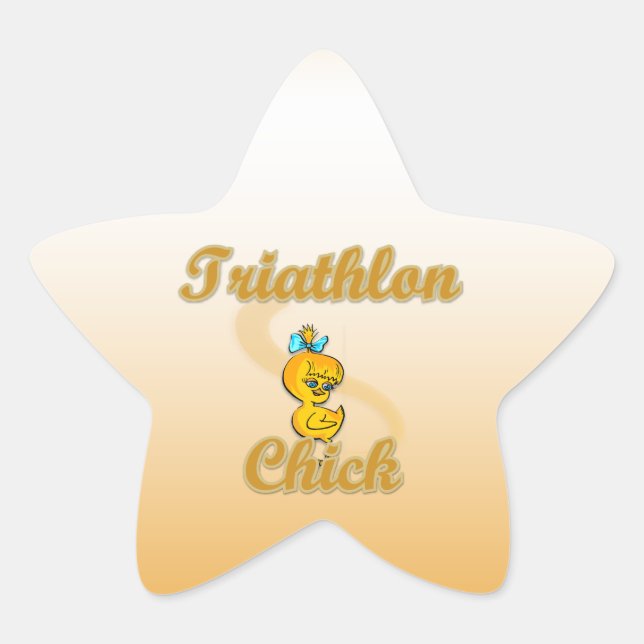 Adesito Estrela Pintinho de Triathlon (Frente)